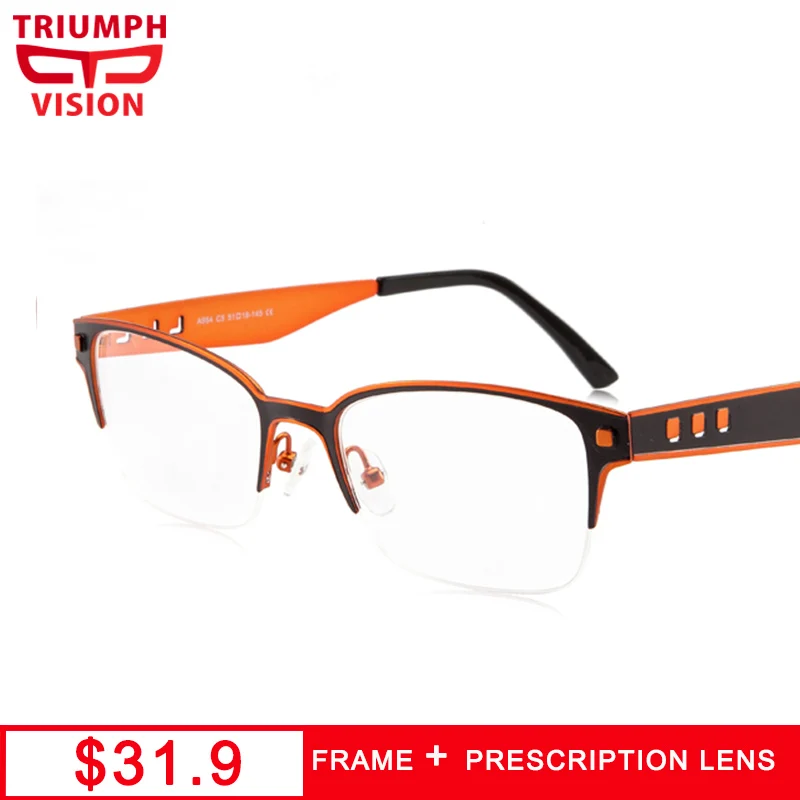 TRIUMPH VISION дизайнерские оправы для очков по рецепту мужские очки близорукости