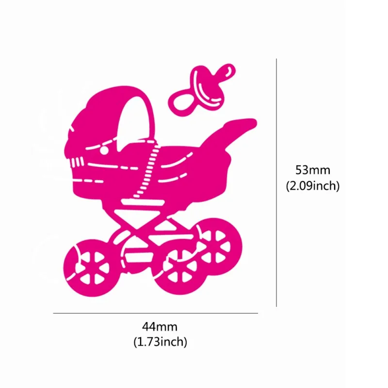 2018 NewBaby тележка коляска металлическая высечка трафарет для скрапбукинга