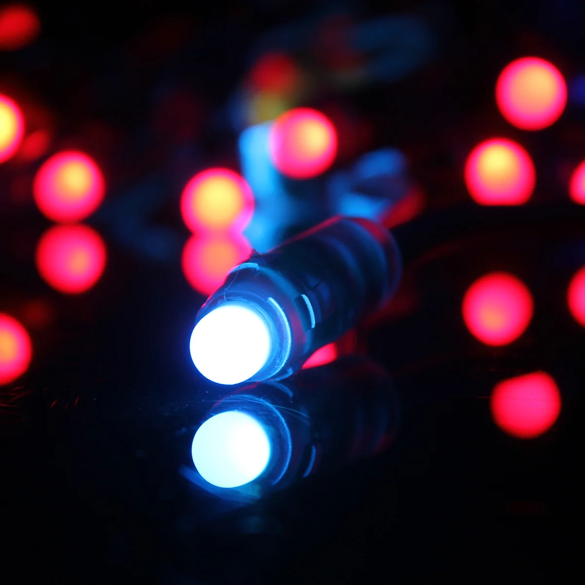 50 шт. 12 мм WS2811 рассеиваемая цифровая адресная RGB светодиодная Пиксельная гирлянда