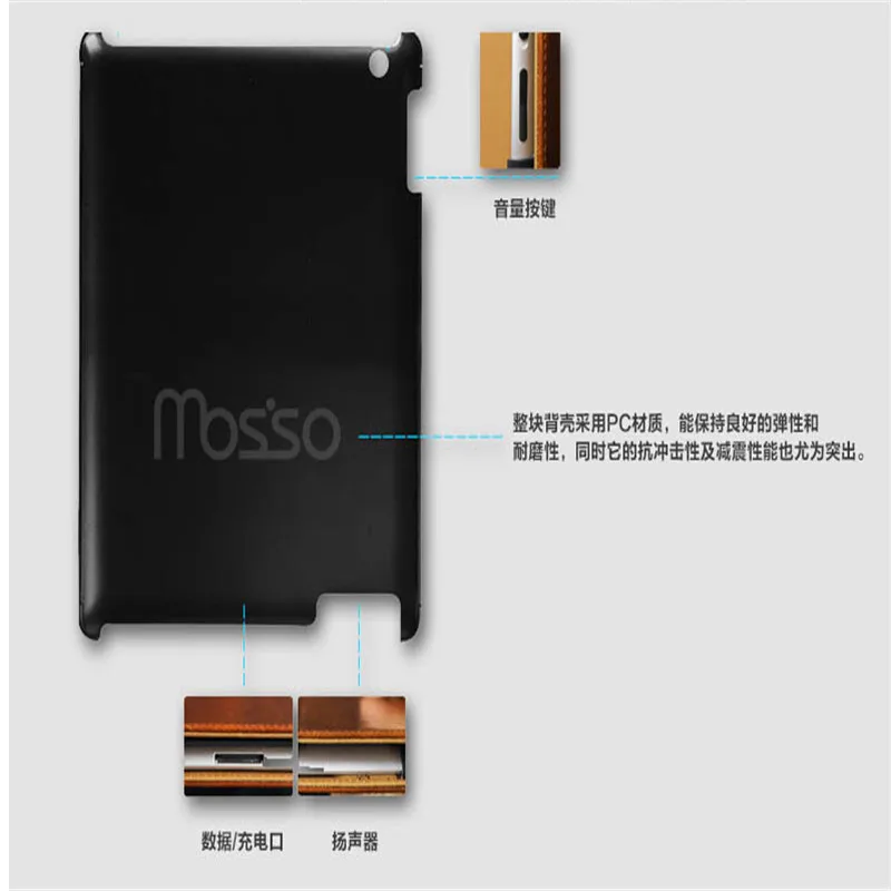 Оригинальный корейский Роскошный Ретро Кожаный чехол mosso с цветами по краям для