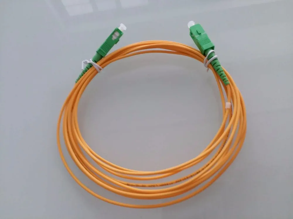 10 шт. SC / APC 3 м Simplex mode волоконно-оптический патч-корд UPC М 0 мм или 2 FTTH Джампер-кабель