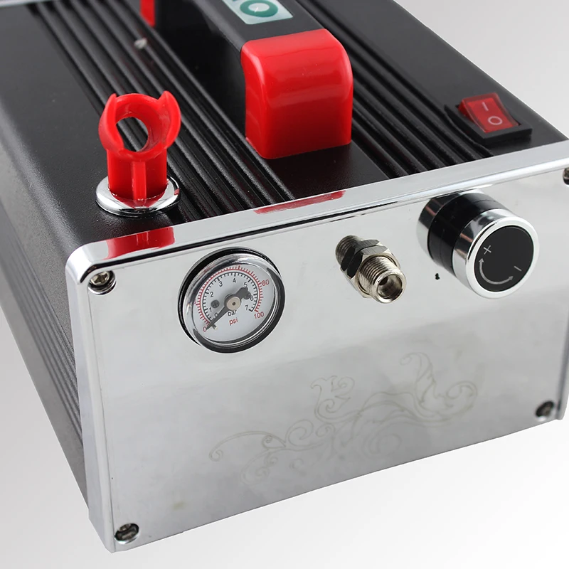 Набор Аэрограф OPHIR с 3 наконечниками профессиональным компрессором для украшения