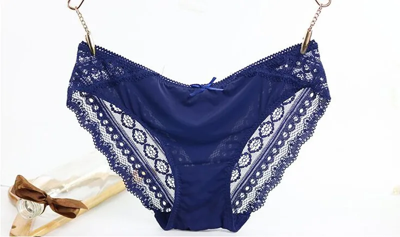 New Arrival Women's Sexy Lace Panties Seamless Panty For Female Brand Design Briefs Thong Underwear M L Size UN70027+35