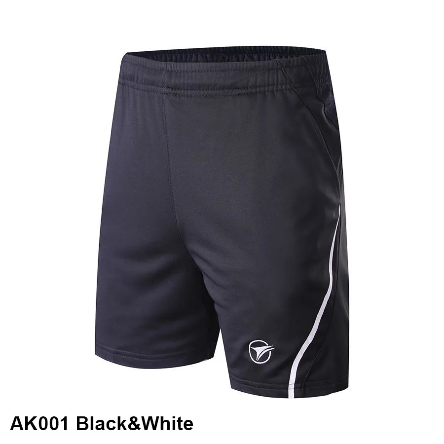 Ak001 white Новинка, быстросохнущие мужские спортивные шорты для занятий в тренажерном зале, тренировок, тенниса, бадминтона, настольного тенниса, шорты для фитнеса, бега - Цвет: Ak001 white