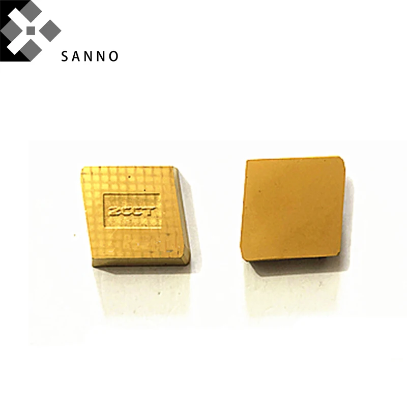 30PCS XC161008 coating of titanium milling inserts black / yellow 82 degree cnc carbide mills | Инструменты