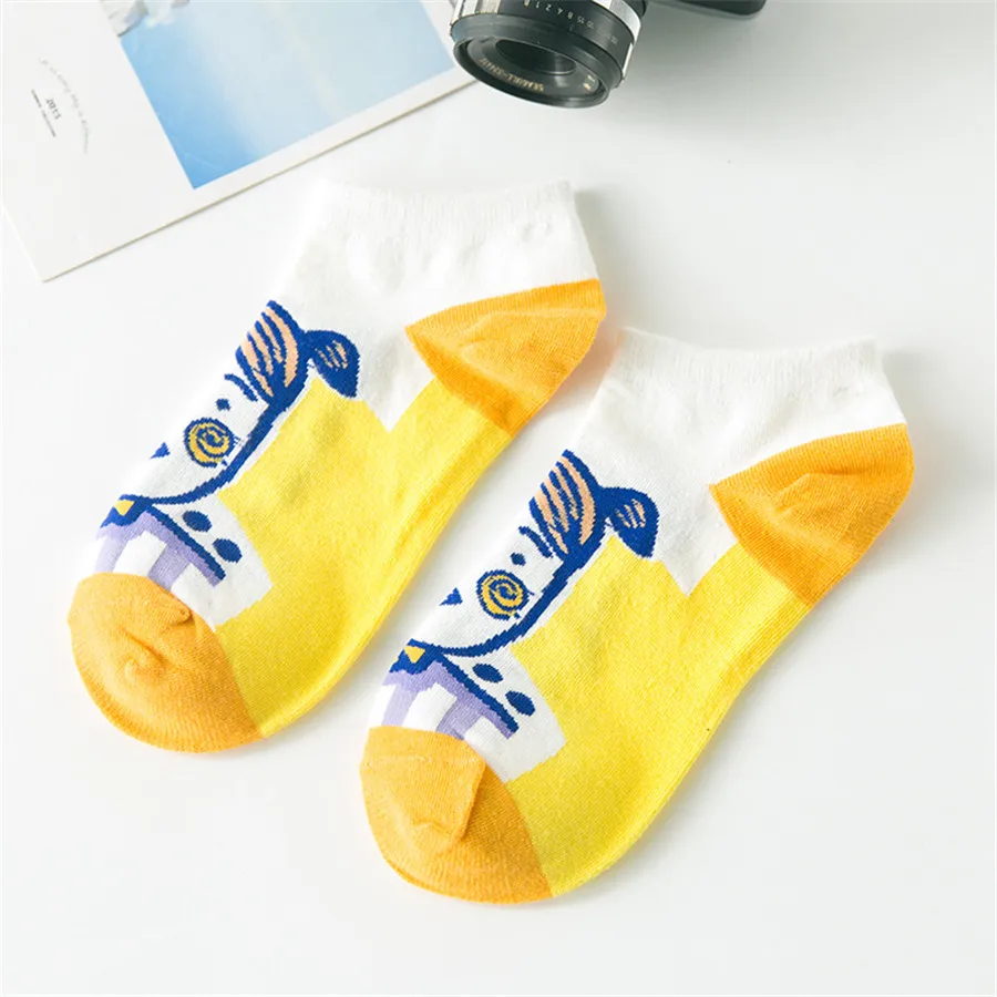 [EIOISAPRA] Милые Носки с рисунком Hello для девочек и мальчиков креативные милые