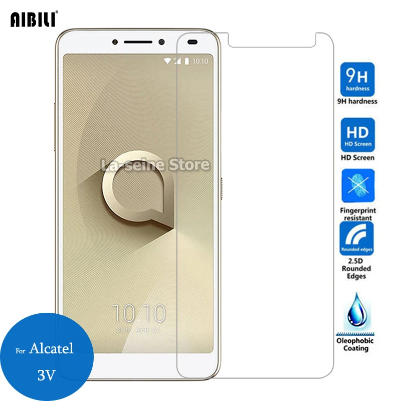 Для Alcatel 3 В защитное закаленное стекло для экрана 9h защитной пленкой на Alcatel3V 5099D