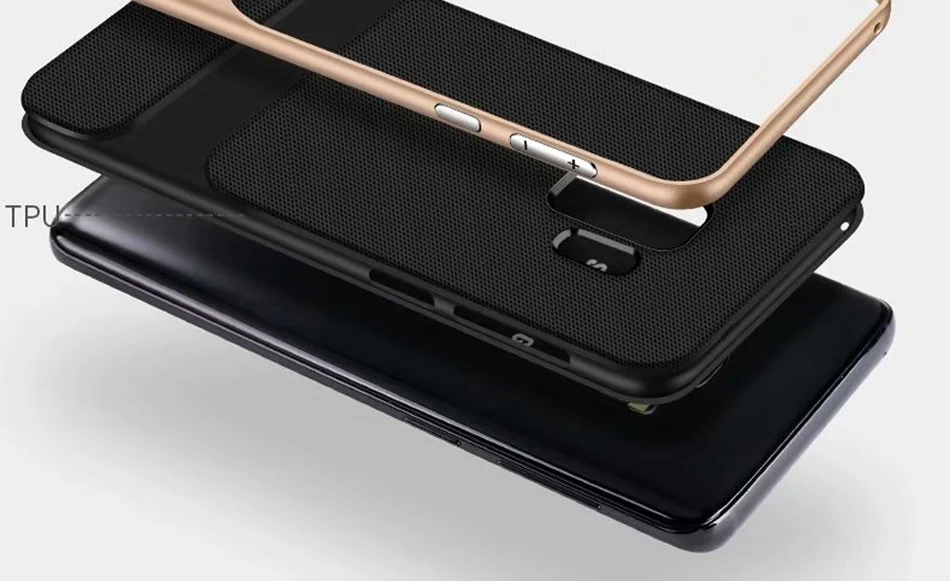 Чехол CAPSSICUM kickstand для samsung Galaxy S9 S9 Plus Чехлы PC силиконовые гибкие тонкие Чехлы S9 S9Plus