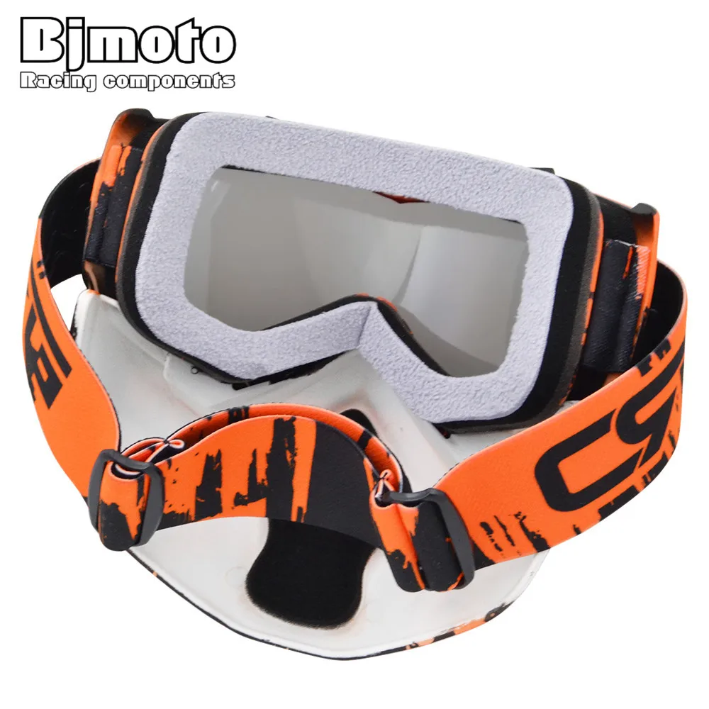 Винтажная маска на лицо съемные очки для мотокросса шлем самоката Гидроцикла