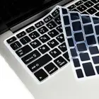ЕС США Мягкий силиконовый чехол для Macbook Pro 13 15 CD ROM Обложка в русском стиле для Macbook Pro 13 15 A1278 A1286 Русская клавиатура