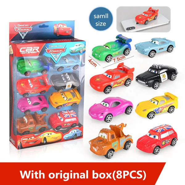 S with original box Дисней Pixar тачки 3 ABS игрушечная машинка Молния Маккуин откатная машина Джексон шторм Круз модель автомобиля Детские игрушки для детей - Цвет: S with original box