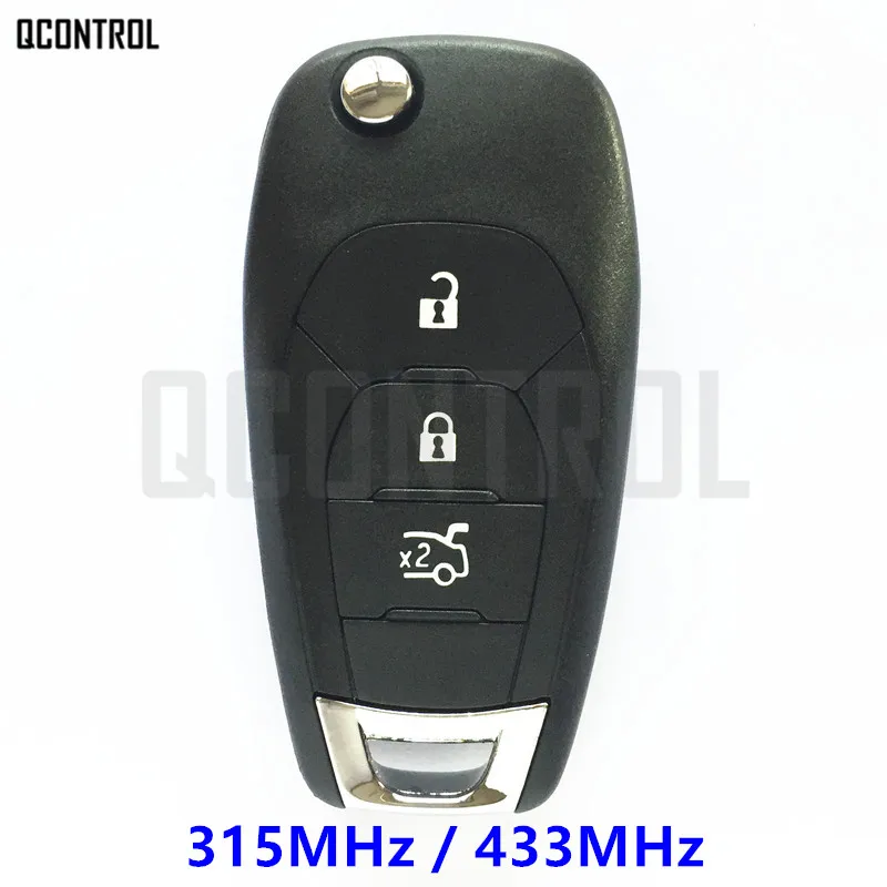 QCONTROL 3 кнопки Автомобильный Дистанционный ключ для Chevrolet Malibu Cruze Aveo 315 MHz/433 MHz Авто