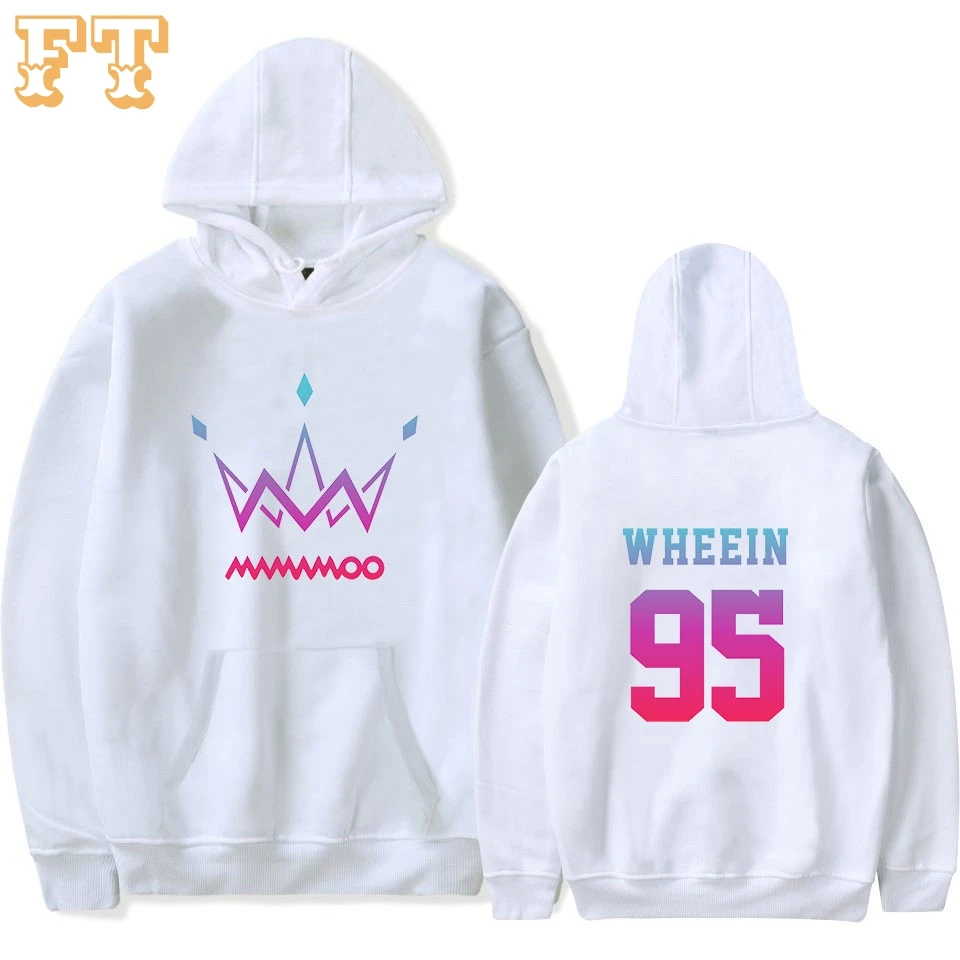 MAMAMOO пурпурные высококачественные толстовки с капюшоном Weman Kpop модные для