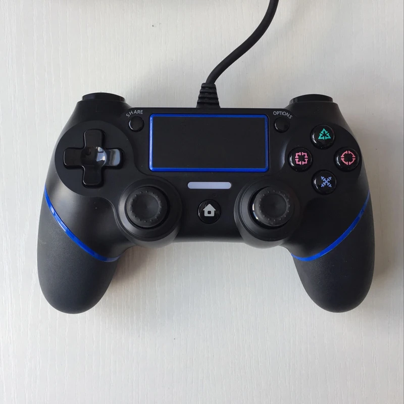 For PS4 Controller 1.5M Wired Gamepad Playstation 4 Dualshock Joystick Gamepads Multiple Vibration 6 Axies USB Cable | Электроника