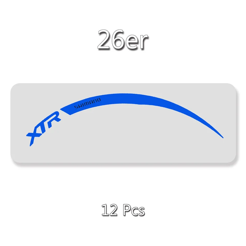 26er Refle Blue Наклейки/Наклейки На горный велосипед/bycicle обода колеса для MTB DH 26/27. 5/29 дюймов - Цвет: 26er Refle Blue