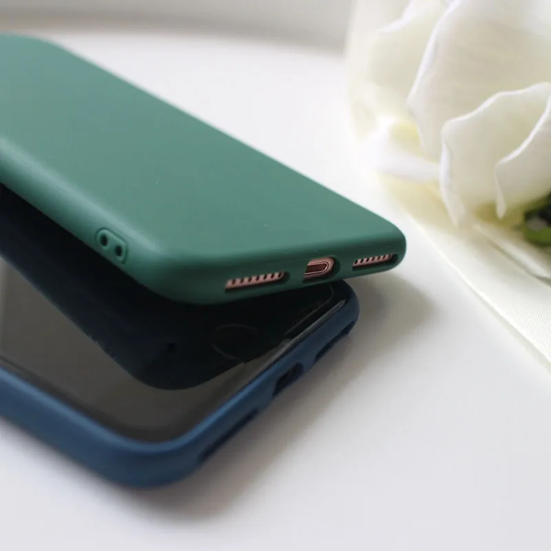 Яркие макароны цвет матовый Мягкий ТПУ силиконовый чехол для Apple iPhone 6 6G 6s 7 8 Plus 7Plus