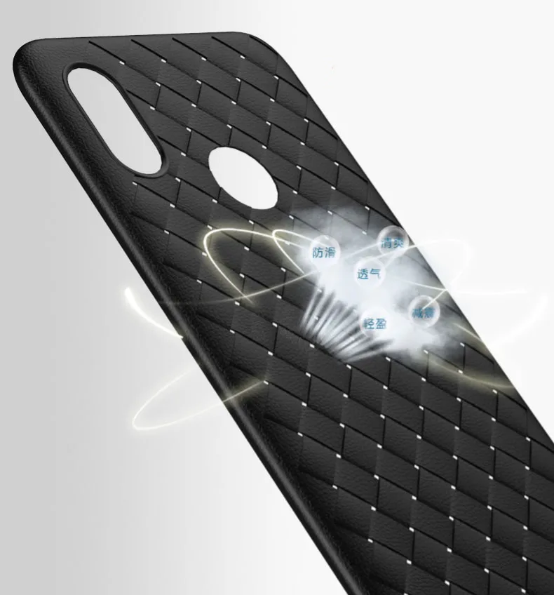 Missbuy Роскошные тканые Чехлы для телефона с тепловыделением Xiaomi Mi8 ультра тонкие