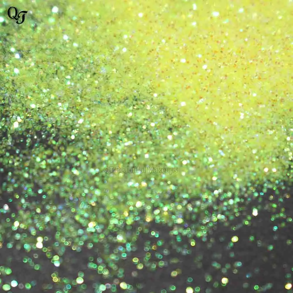 1 г/2 г/технические желтые лазерные Сияющие Блестки для ногтей Пыль Типсы УФ