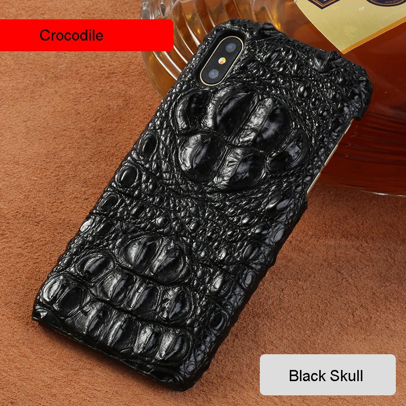 Роскошный кожаный чехол XS для iPhone XS Max, чехол из крокодиловой кожи, чехол для Apple iPhone 5S SE 6 6 S 7 8 Plus X XR XS Max, чехол Fundas