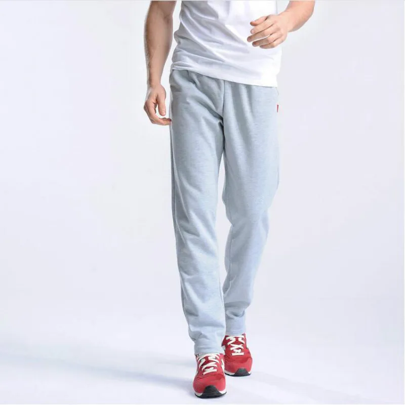 2018 New Men Running Pants Soft Sport Jogging Gym Trousers Football Training Sweat Loose Straight Sportswear | Спорт и развлечения