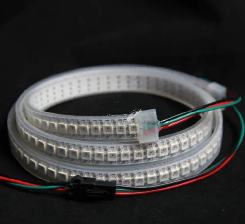 3.2ft 1 м 144LED WS2812B индивидуально Адресуемая цифровая программируемая цветная