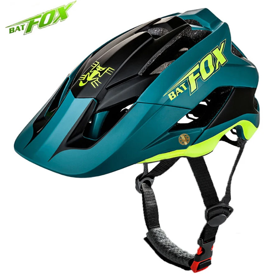 Велосипедный шлем BATFOX шоссейный горный мотоциклетный интегрированный MTB
