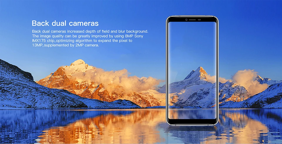 5,9" смартфон 18:9 5500 мАч батарея Android 8,1 телефон четырехъядерный 2 Гб ОЗУ 16 Гб ПЗУ 13,0 МП 2МП камера AllCall S5500