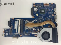 yourui high quality for toshiba satellite c850 l850 laptop motherboard h000043040 ddr3 test work perfect