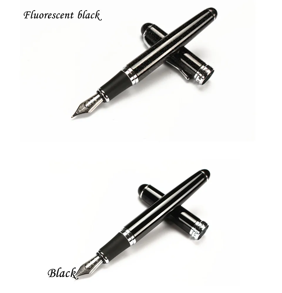 Jinhao X750 Делюкс Матовый Черный Средний Перьевая ручка 18kgp