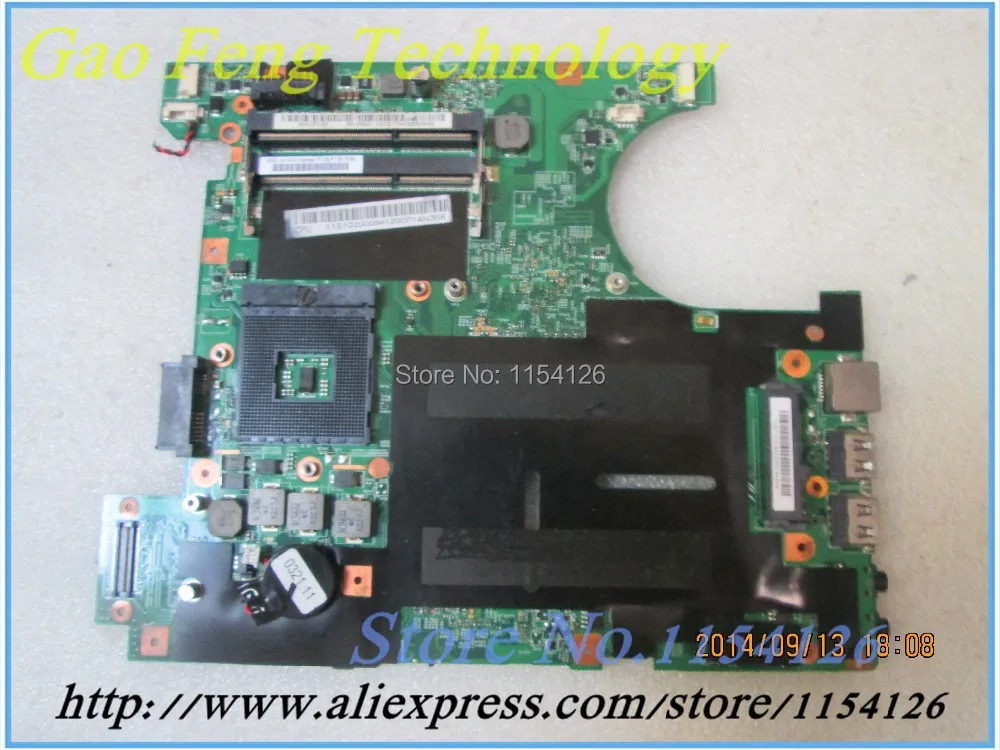 Материнская плата для ноутбука 48.4GV07.01M Lenovo B460 интегрированный HM55 DDR3