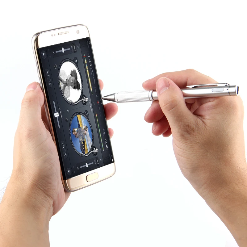 Активная Ручка емкостный сенсорный экран ручка для Apple IPhone X XS XR XS Max 8 7 6 6S Plus 5 5S Стилус ручка чехол для мобильного телефона NIB 1,4 мм