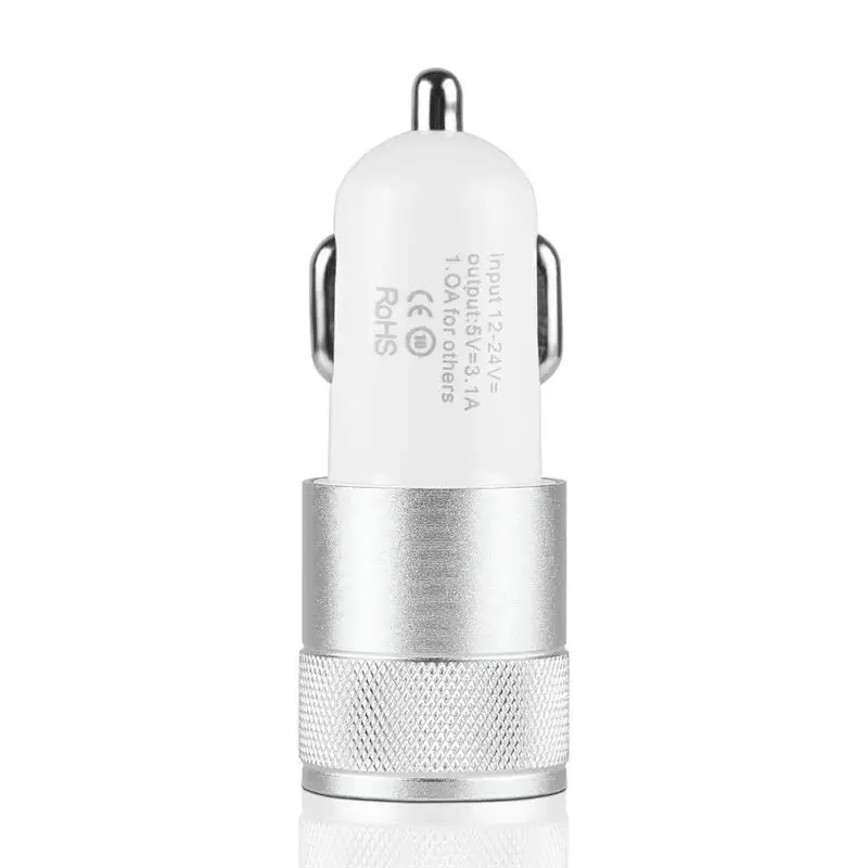 Автомобильное зарядное устройство 12 24 В автомобильное 2 1 а для iPhone 5 6S plus ipad Samsung