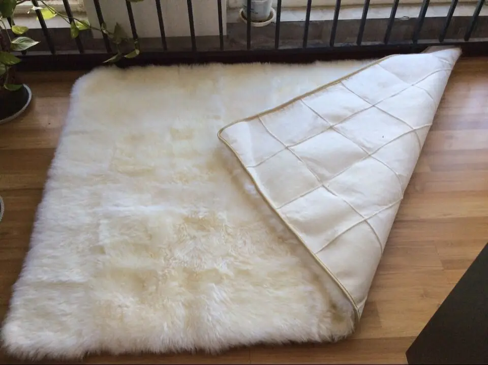 Бесплатная доставка! мягкой большой ковер из натуральной новозеландской