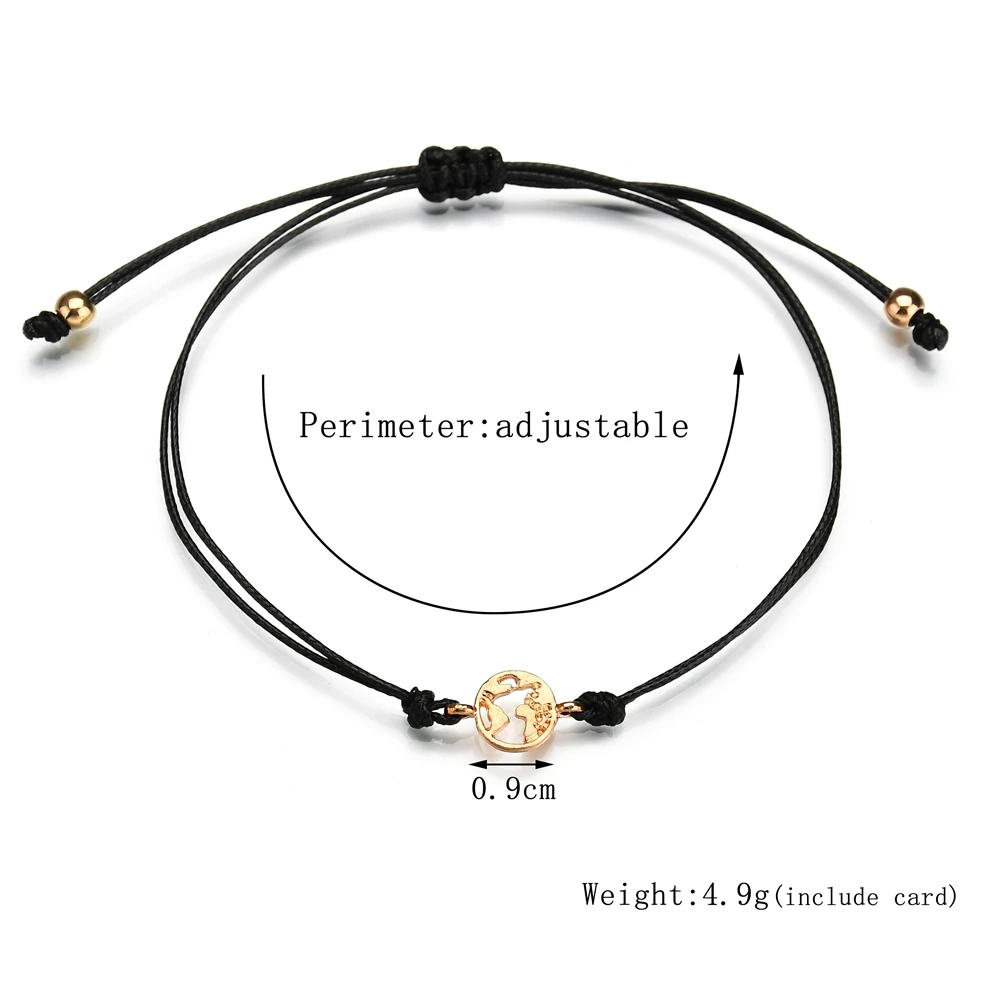 MissCyCy милые металлическое слово географические Браслеты для Для женщин модные