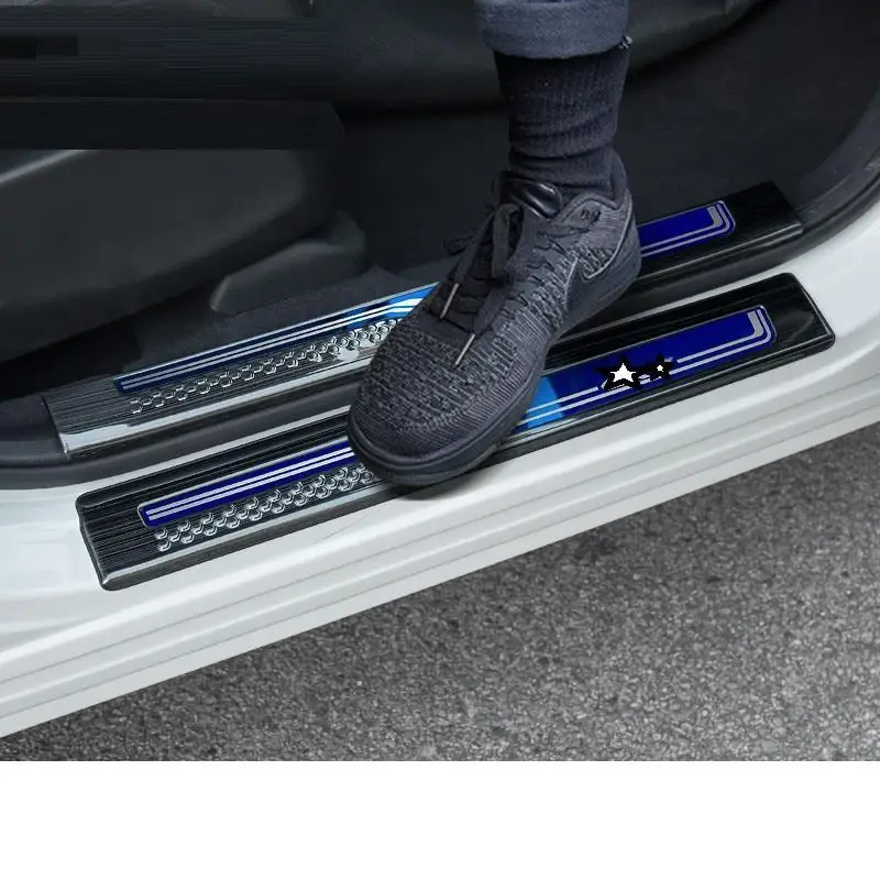 Ножная педаль дверная ручка автомобильный модифицированный хром Стайлинг