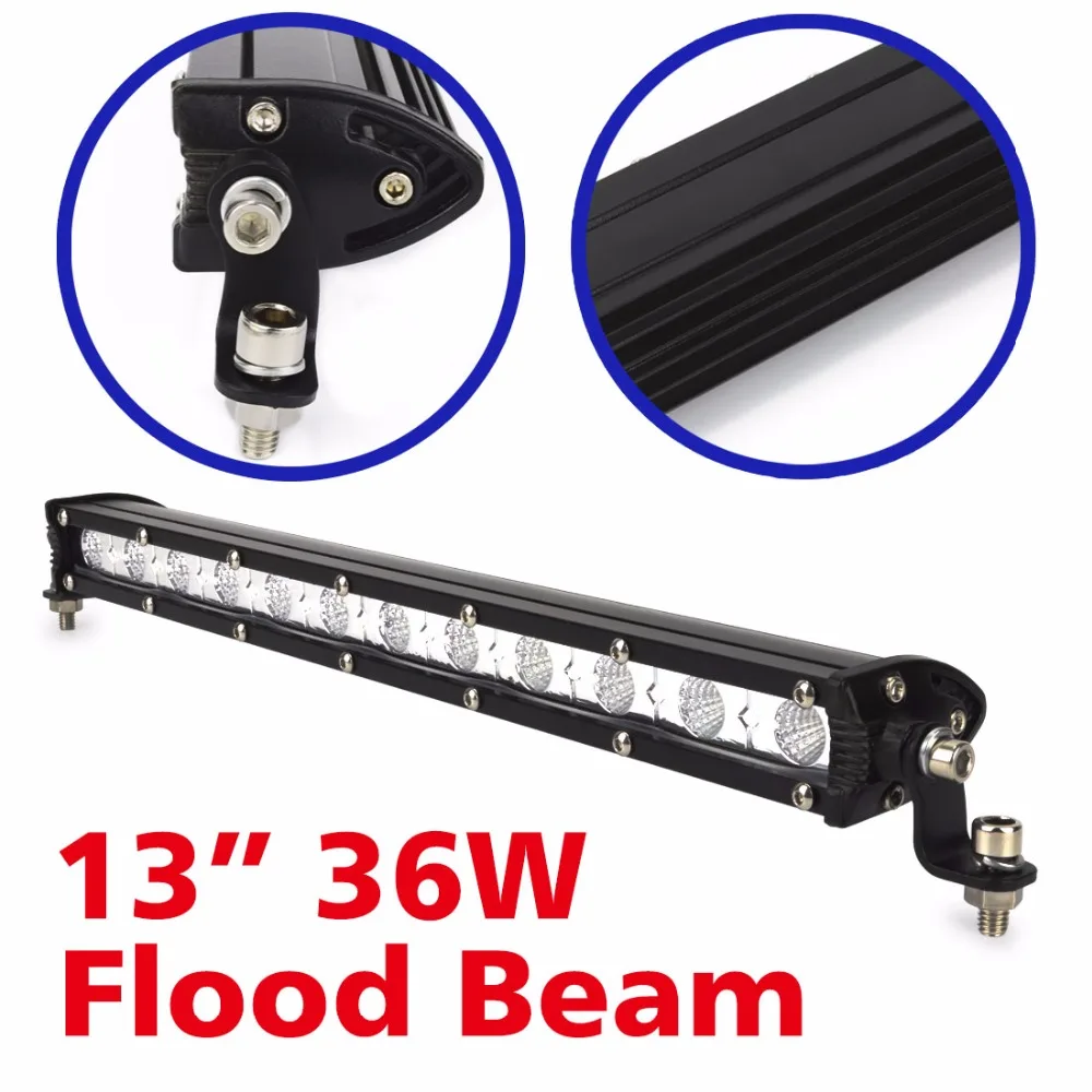 Led фара 36w Flood Slim 10 30v