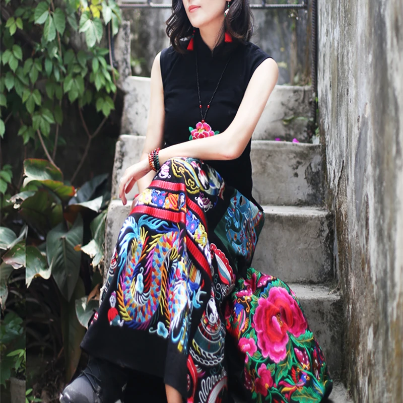 Женские комплекты из двух предметов в этническом стиле 2018 комплект с юбкой