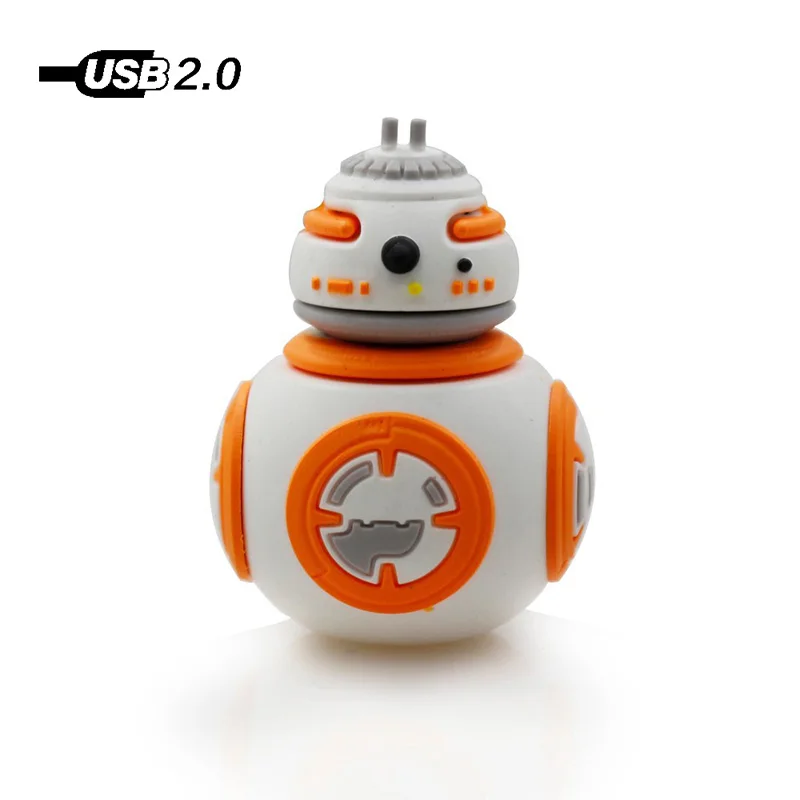 BB8 Usb флеш накопитель с мультипликационным принтом U 128 Мб 4 ГБ 8 16 32 64 ГБ|USB