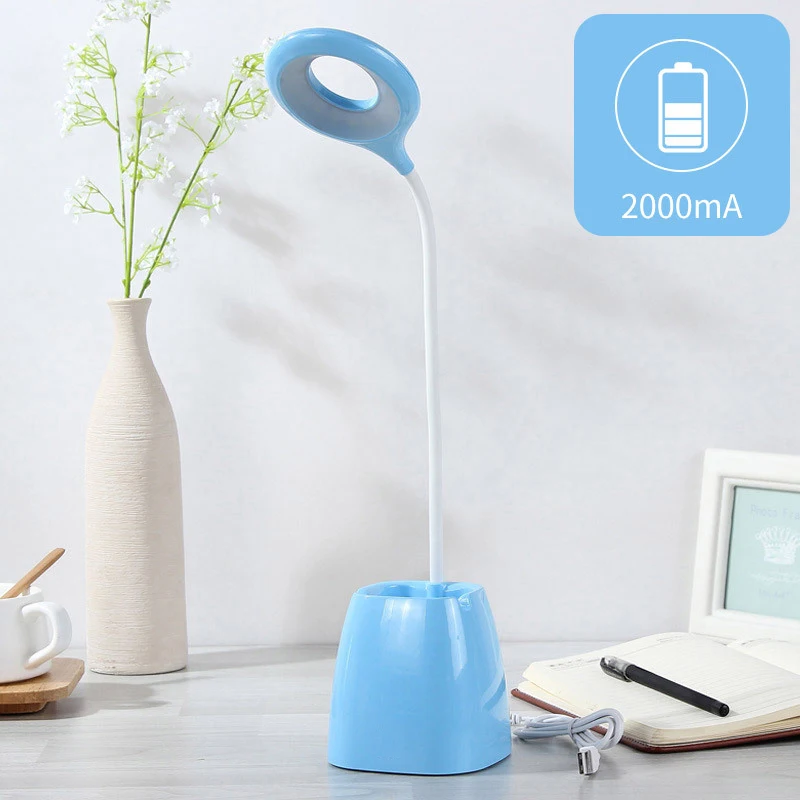 Светодиодсветодиодный настольная лампа 2 5 Вт белая абрикосовая синяя мини USB в