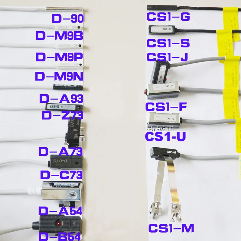 Светодиодный геркон D-A93/A73/C73/Z73/90/B54/A54/M9B/M9N CS1-J/U/F/S/G/M пневматический цилиндр Магнитный датчик переключатель