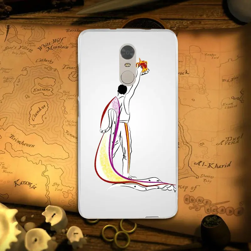 Soft TPU Funny Phone Cases for Xiaomi Mi Redmi Note 3S 4 4X 4A 5 5S 5A 6 6X 6A 8 A1 Pro Plus Max 3 Freddie Mercury Queen Band |