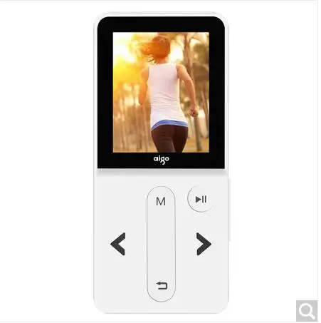 AIGO 207 MP3 плеер HIFI мини-плеер Loseless стерео Спорт портативный музыкальный TFT экран плеер функция записи TF карта - Цвет: White