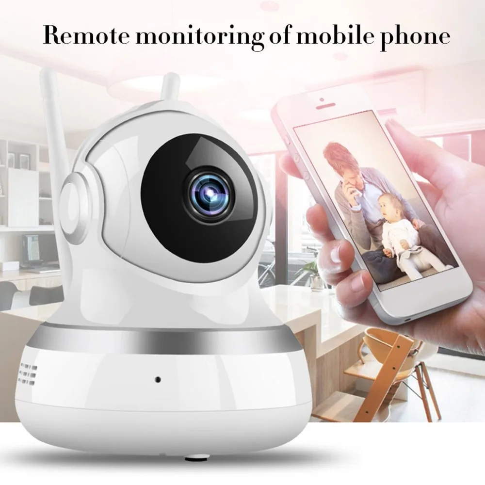 Human Body Sensor 720P Wireless Intelligent Monitor Home Security HD IP Camera With LED Smart WiFi Audio CCTV |