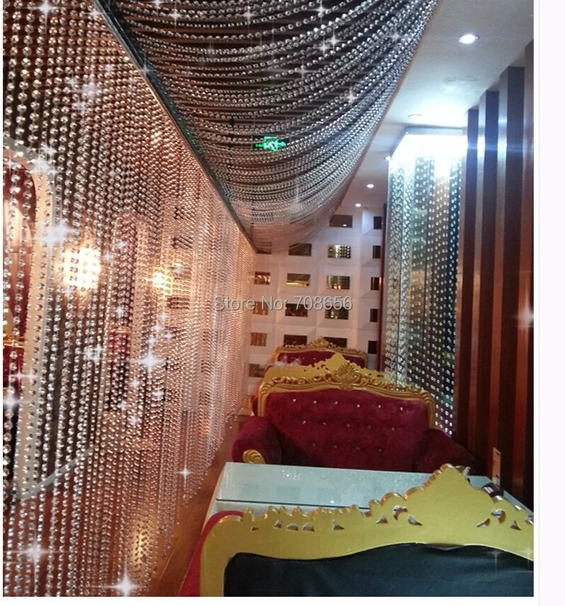 100 м прозрачное стекло люстры свадебный кристалл лампы гирлянда цепочки призмы |