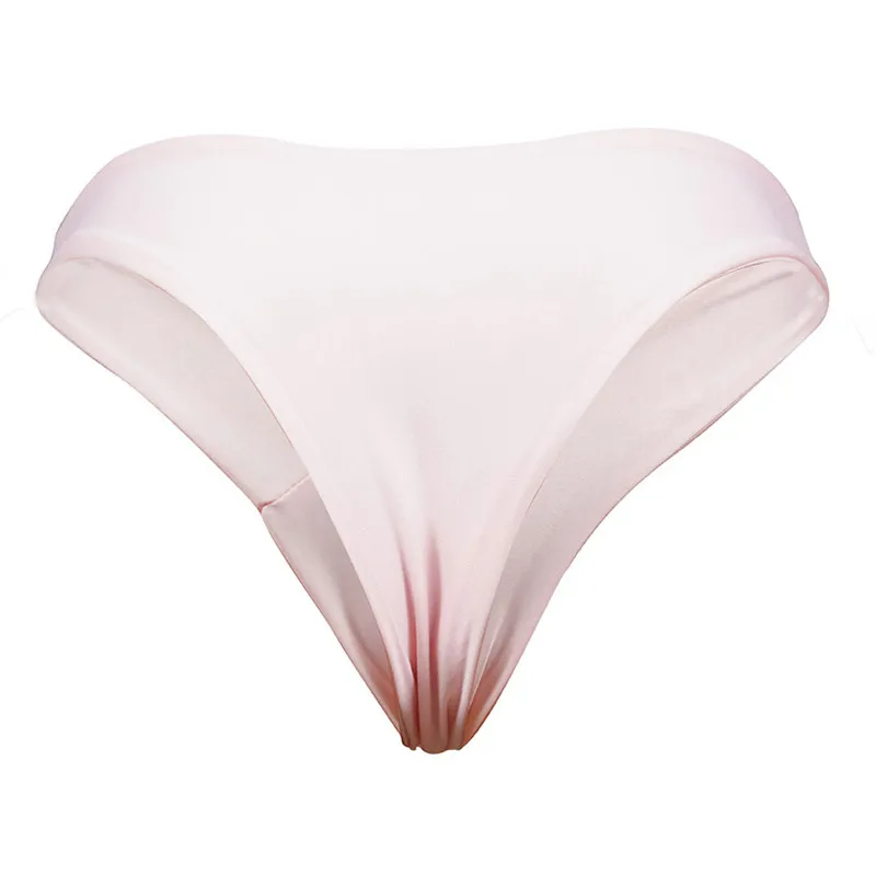 Pink bottom Комплект бикини В Форма пикантные женские Купальные костюмы Для женщин Плавание Трусики для женщин и повязки бикини пуш-ап танкини Монокини УКОРОЧЕННЫЙ ТОП купальник купальники больших размеров - Цвет: Pink bottom