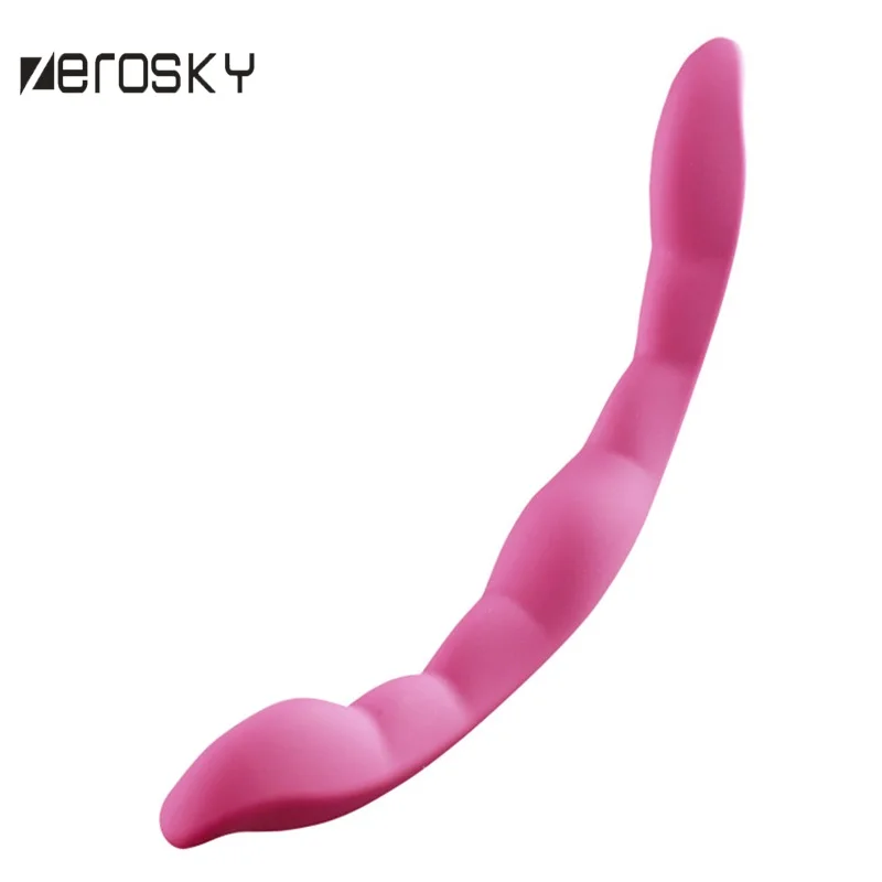 Zerosky Double Ended Penis Dildo Anal Toy Male Female Masturbation Lesbian Dong Massager Sex Toys for Women Man |