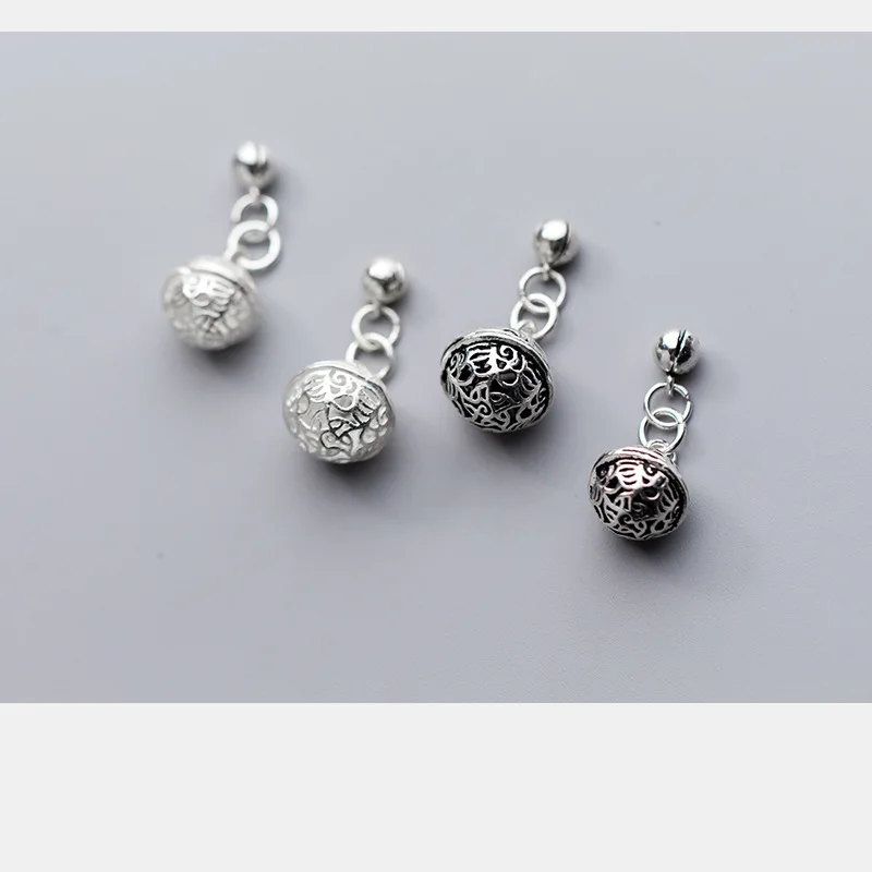 

UQBing Silver Color Hollow Big Bell Charm Beads For Bracelet DIY Jewelry Accessories