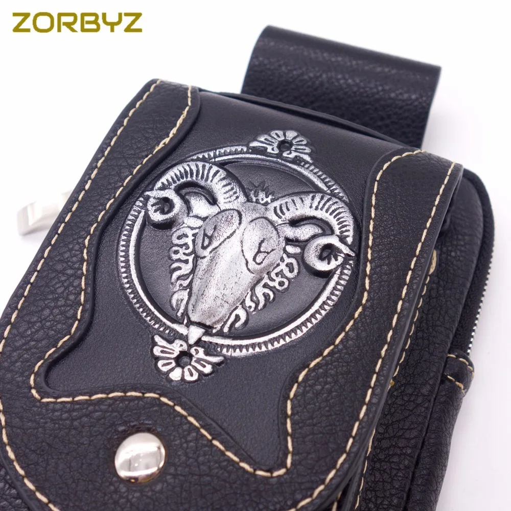 ZORBYZ мотоциклетная сумка с ремнем из искусственной кожи поясная кобура сумочка