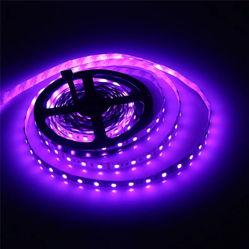 RGB DC 12V 5M Светодиодные ленты 5050 SMD 60 Светодиодный s/M гибкая Nonwaterproof светодиодный Диодная лента высокое качество SMD светодиодный лента для украшения дома - Испускаемый цвет: RGB