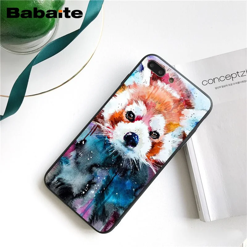 Babaite модный енот красная панда лиса чехол для телефона для iphone 11 Pro 11Pro Max X XS MAX 6 6s 7 7plus 8 8Plus 5 5S SE XR